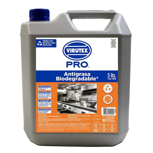 Desengrasante Biodegradable 5 LT - Virutex Pro