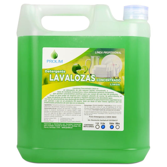 Lavalozas Concentrado aroma Limón 5 LT - Prolim