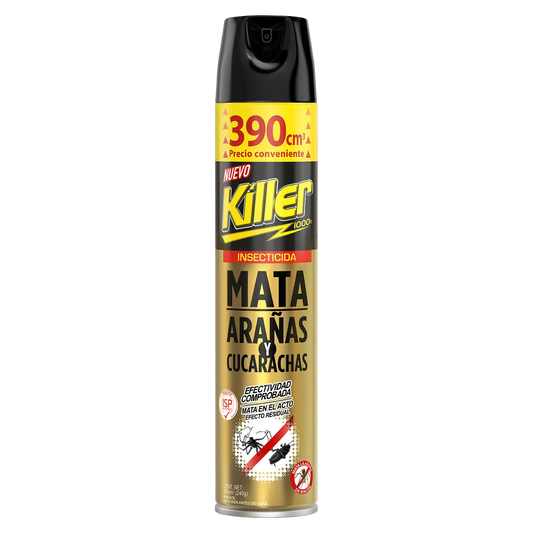 Insecticida Arañas y Cucarachas 390 CC - Killer
