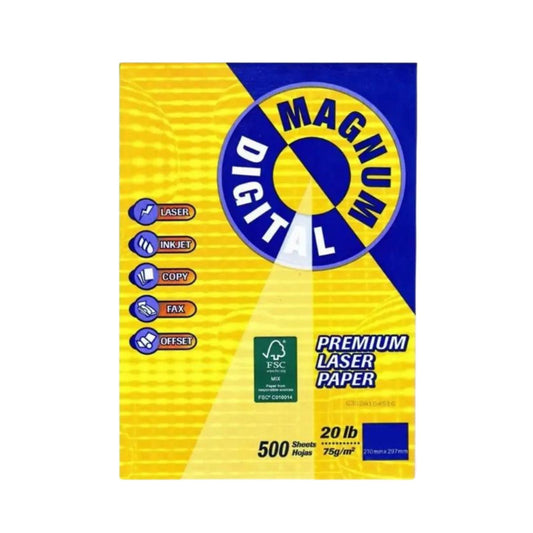 Resma Papel Fotocopia Carta 75 GR 500 Hojas - Magnum