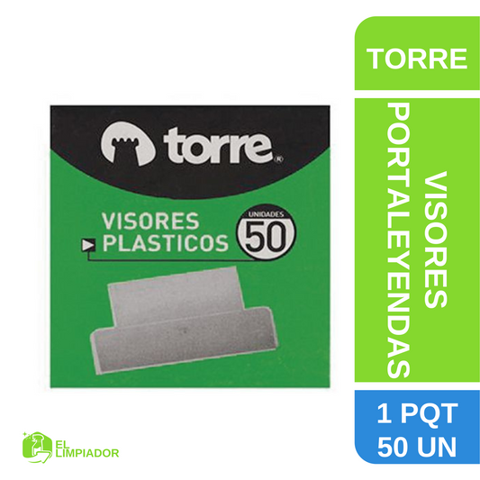 Visores Portaleyenda 50 Unidades - Torre