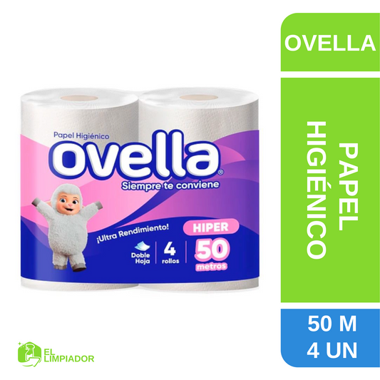 Higiénico Ovella Doble Hoja 4x50 Metros - Ovella