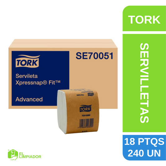 Servilleta Tork Xpressnap Fit 18x240 Unidades