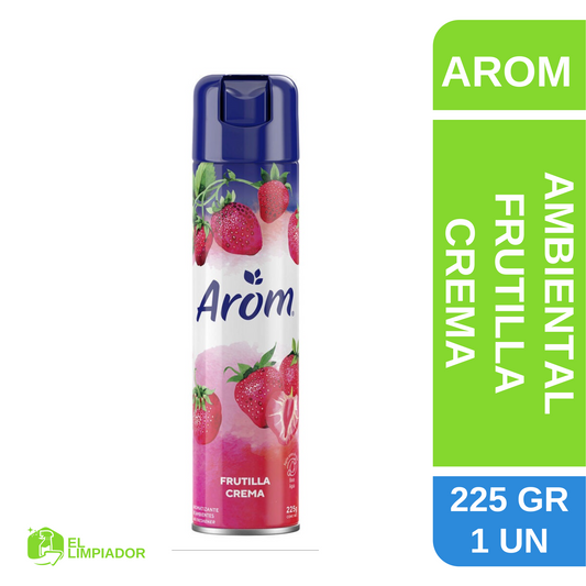 Desodorante Ambiental Frutilla Crema 225 GR - Arom