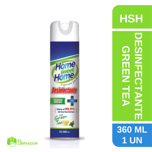 Desinfectante en Aerosol Green Tea 360 ML - Home Sweet Home