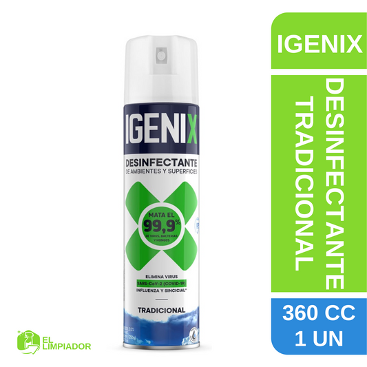 Desinfectante en Aerosol Tradicional 360 CC - Igenix