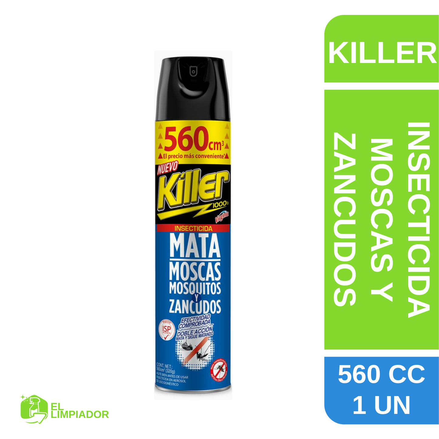 Insecticida Moscas y Zancudos 390 CC Y 560 CC - Killer