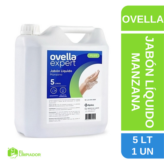 Jabón Líquido Plus aroma Manzana 5 LT - Ovella Expert