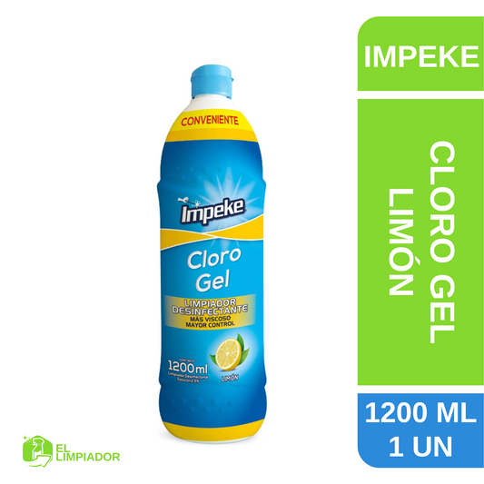 Cloro Gel aroma Limón 1200 ML - Impeke