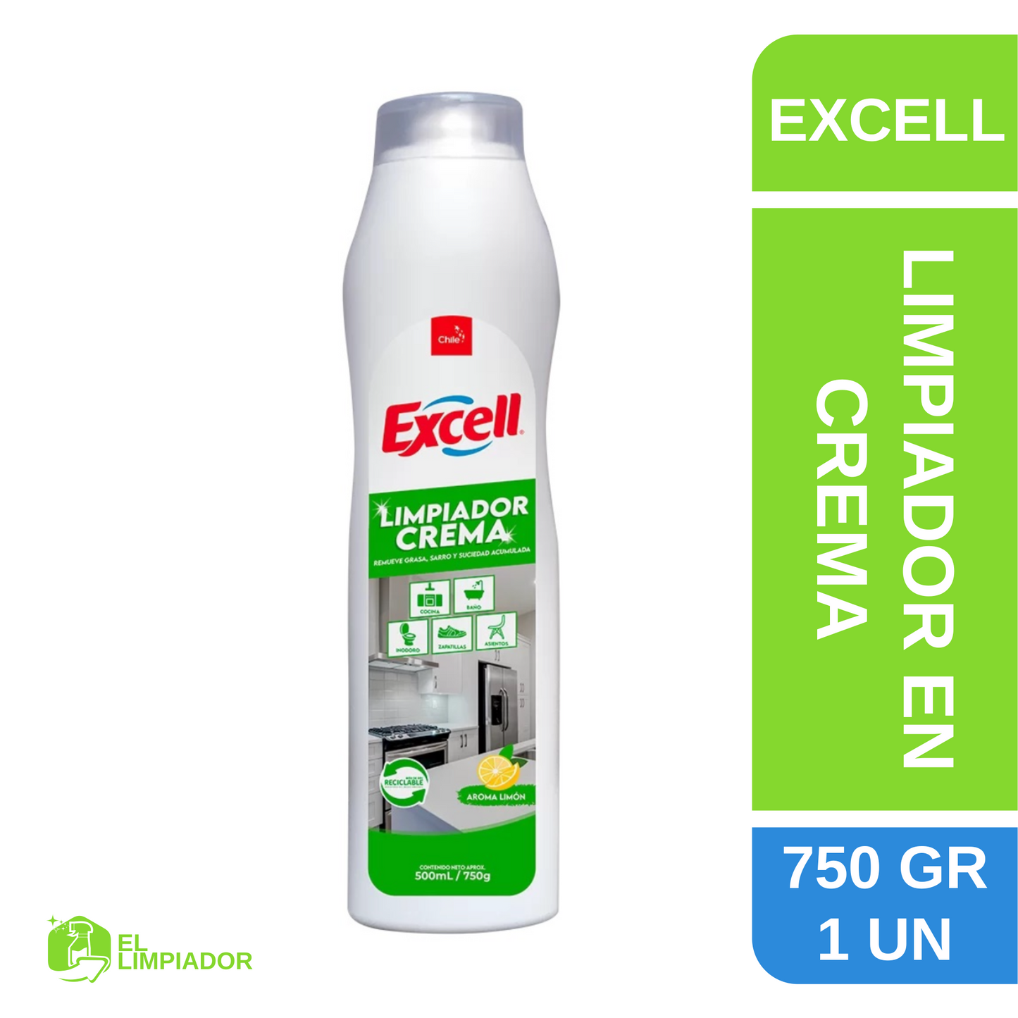 Limpiador en Crema 750 GR - Excell