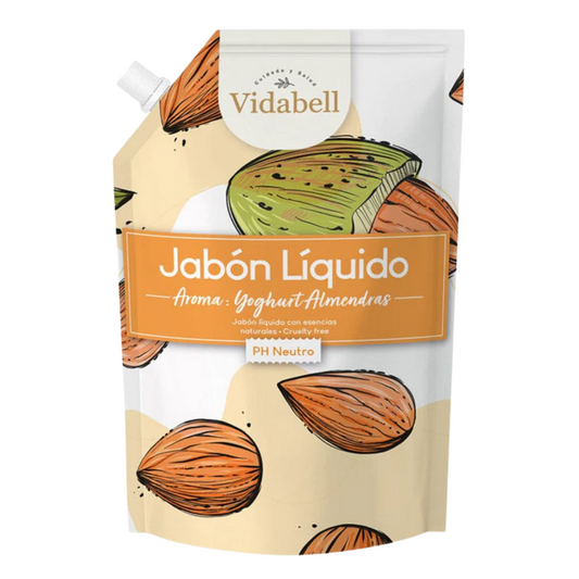 Jabón Líquido Doypack Yoghurt y Almendras 750 ML - Vidabell