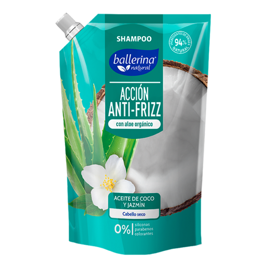 Shampoo Acción Anti-Frizz Doypack 750 ML - Ballerina