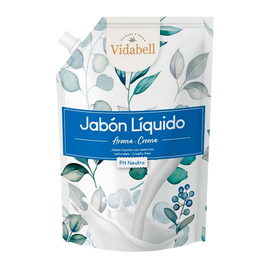 Jabón Líquido Doypack Crema 750 ML - Vidabell