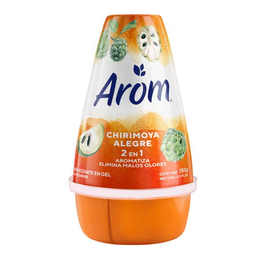 Aromatizante Cono Gel Chirimoya Alegre 150 Gr - Arom