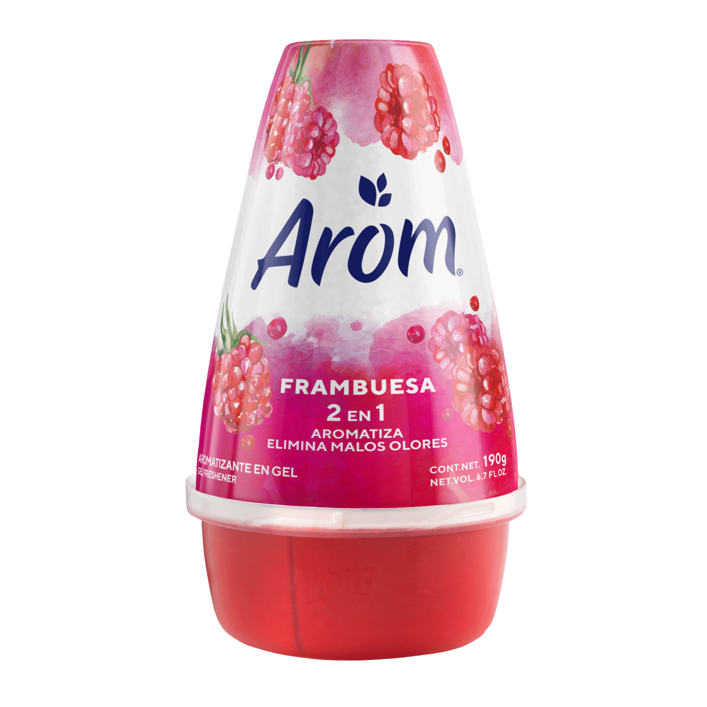 Aromatizante Cono Gel Frambuesa 150 Gr - Arom