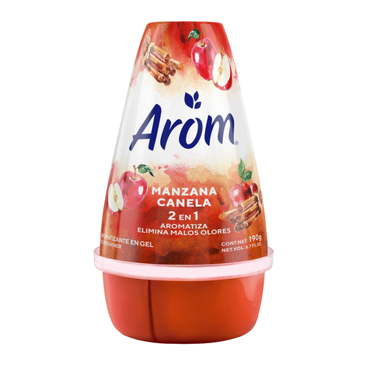 Aromatizante Cono Gel Manzana Canela 150 Gr - Arom