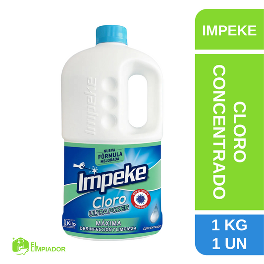 Cloro Concentrado Tradicional 1 KG - Impeke