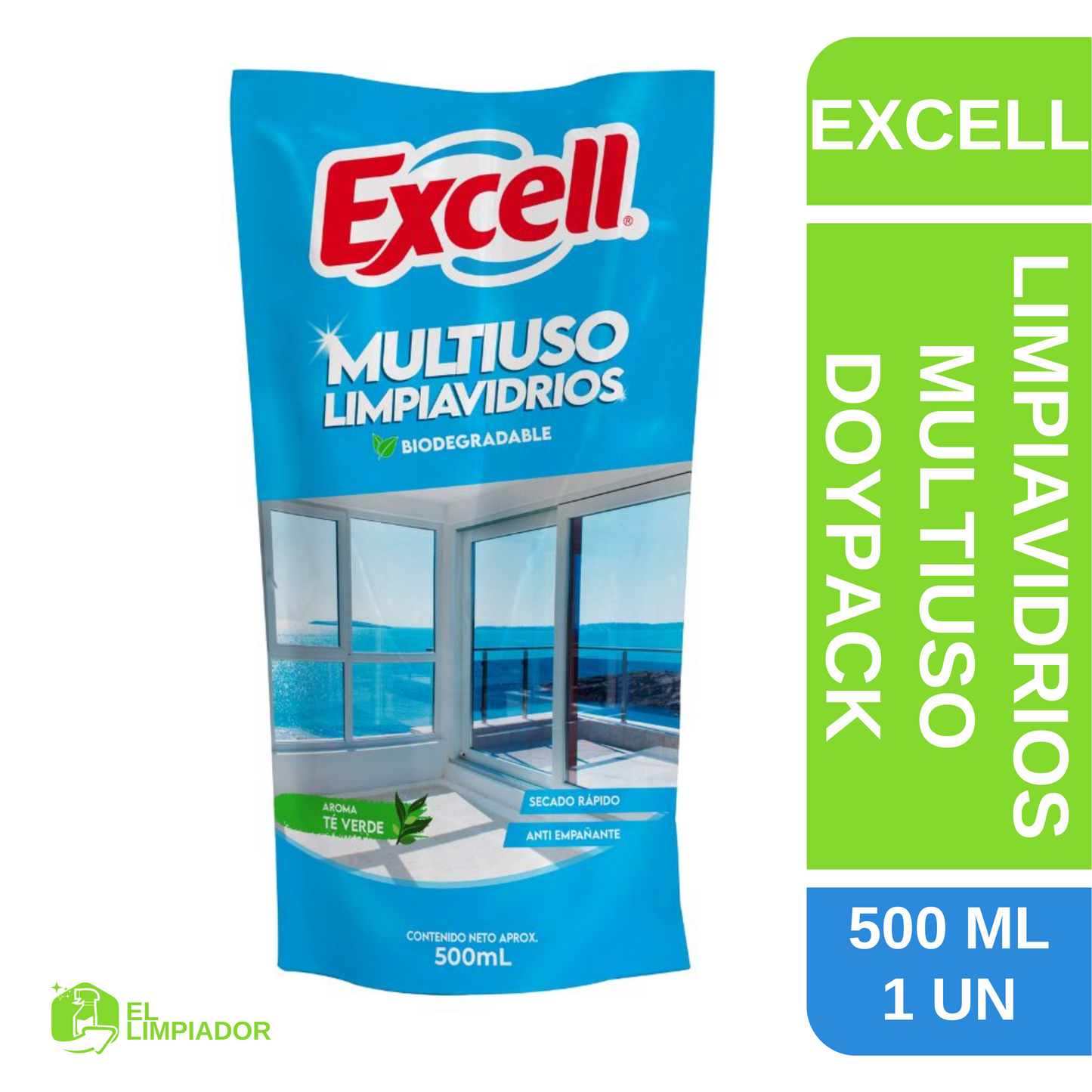 Multiuso Limpiavidrios Doypack 500 ML - Excell