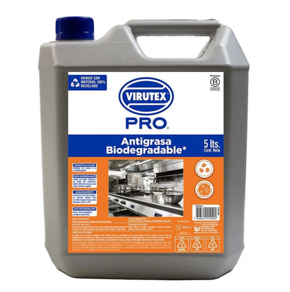 Desengrasante Biodegradable 5 LT - Virutex Pro