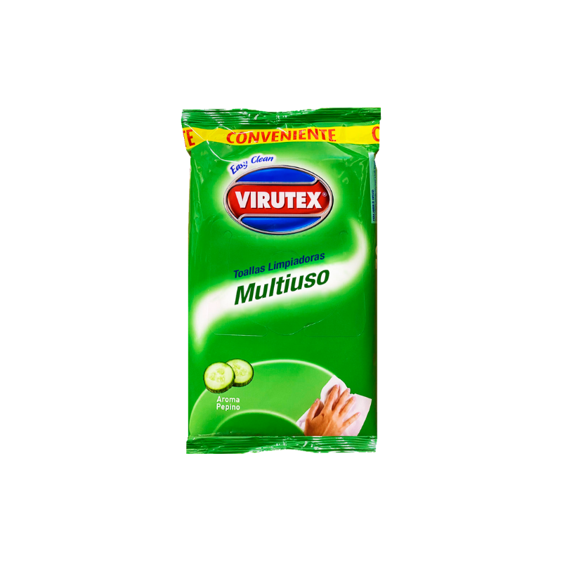 Toallas Multiuso aroma Pepino 30 Unidades - Virutex