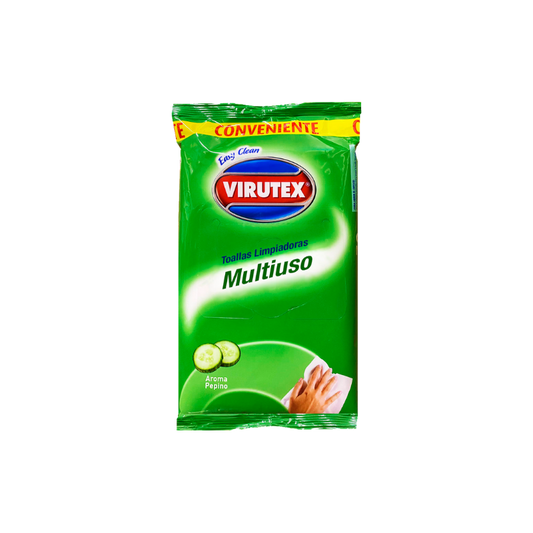 Toalla Multiuso Virutex Aroma Pepino 30 Unidades