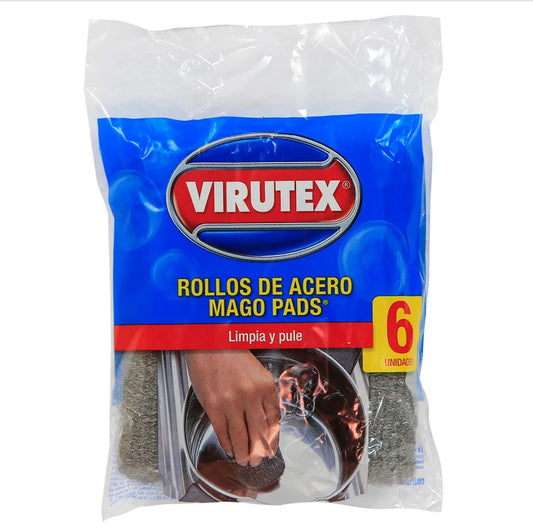 Mago Pads S/Jabón x6 Unidades - Virutex