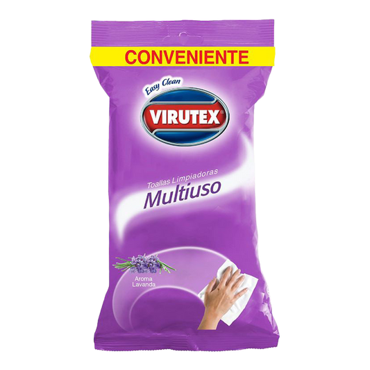 Toalla Multiuso Virutex Aroma Lavanda 30 Unidades