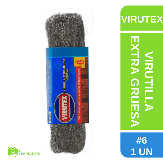 Virutilla Extra Gruesa Clásica #6 - Virutex