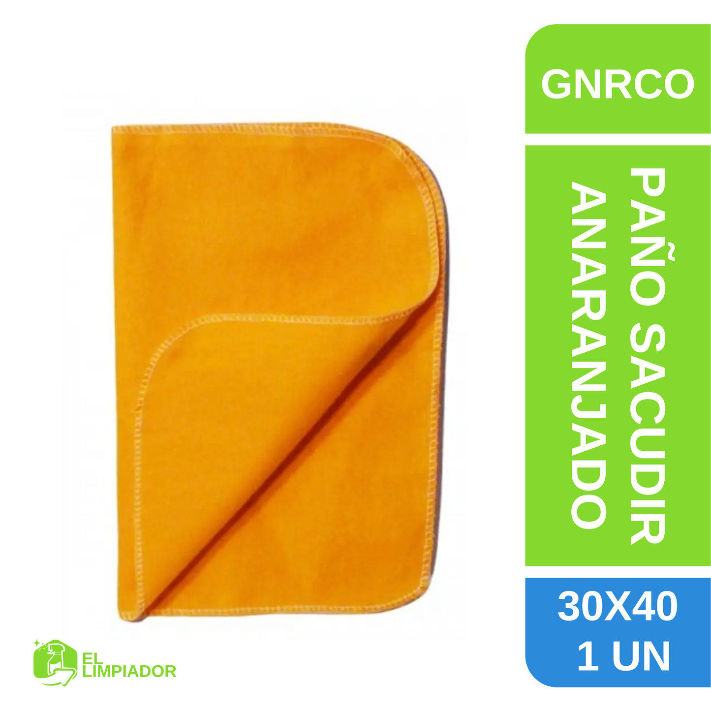 Paño Sacudir 30x40 Cm - Anaranjado