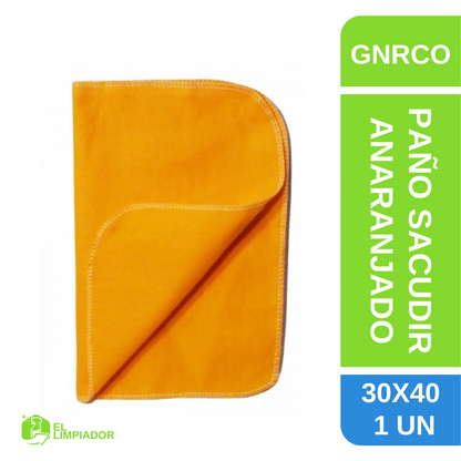 Paño Sacudir 30x40 Cm - Anaranjado
