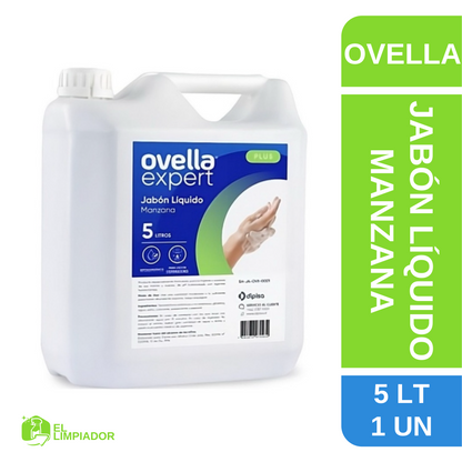 Jabón Líquido Plus aroma Manzana 5 LT - Ovella Expert