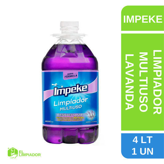 Limpiador Multiuso aroma Lavanda 4 LT - Impeke