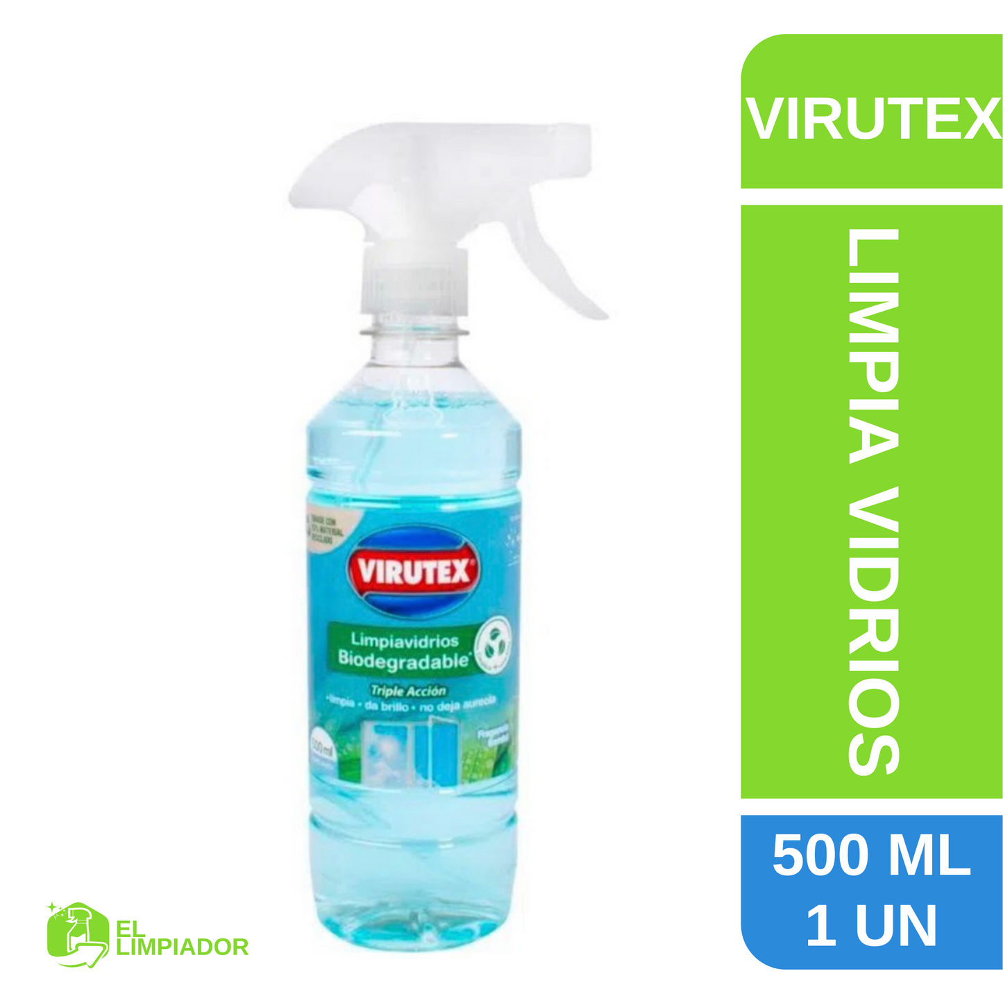 Limpiavidrios Biodegradable 500 ML - Virutex