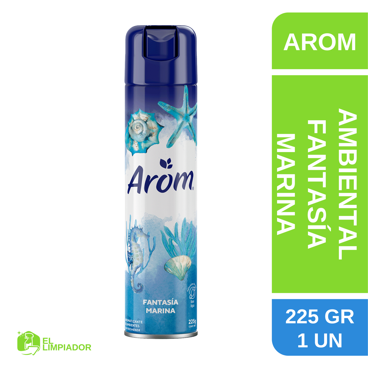 Desodorante Ambiental Fantasía Marina 225 GR - Arom