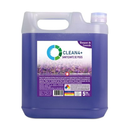 Sanitizante de Pisos  Bosques de Lavanda 5 LT - Clean4+