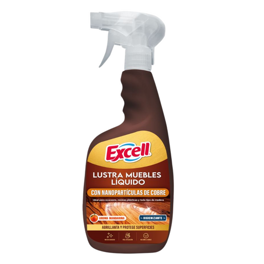 Lustramuebles Líquido Mandarina Gatillo 500 ML - Excell