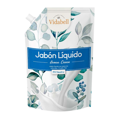 Jabón Líquido Doypack Crema 750 ML - Vidabell