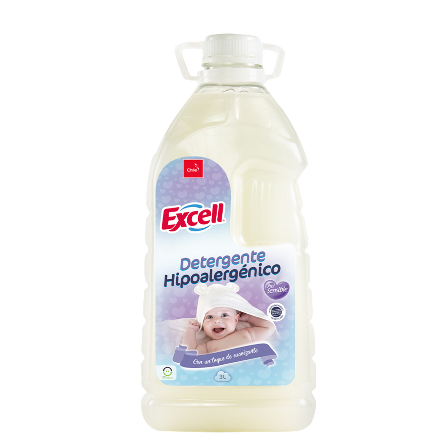 Detergente Hipoalergénico 3 Litros - Excell