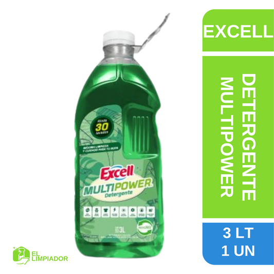 Detergente Multipower 3 Litros - Excell