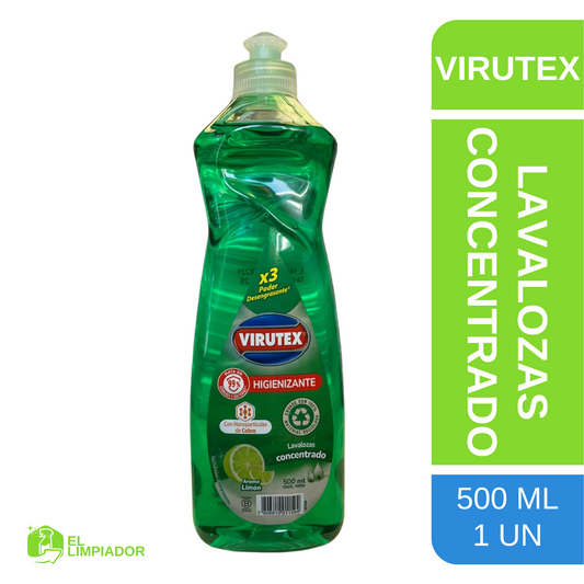 Lavalozas Higienizante Concentrado Limón 500ml Virutex