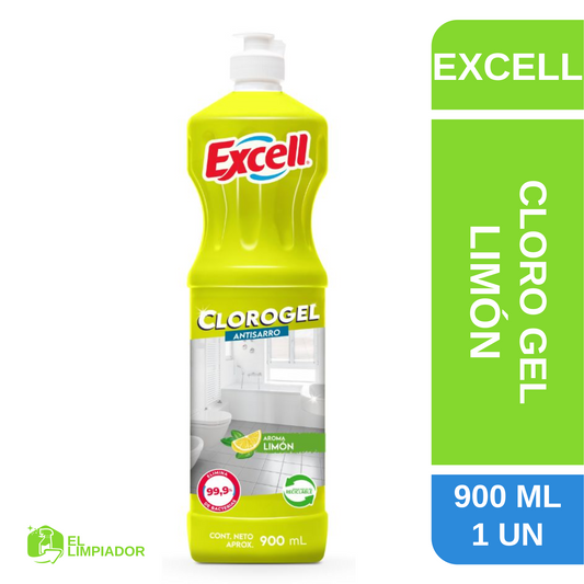 Cloro Gel aroma Limón 900 ML - Excell