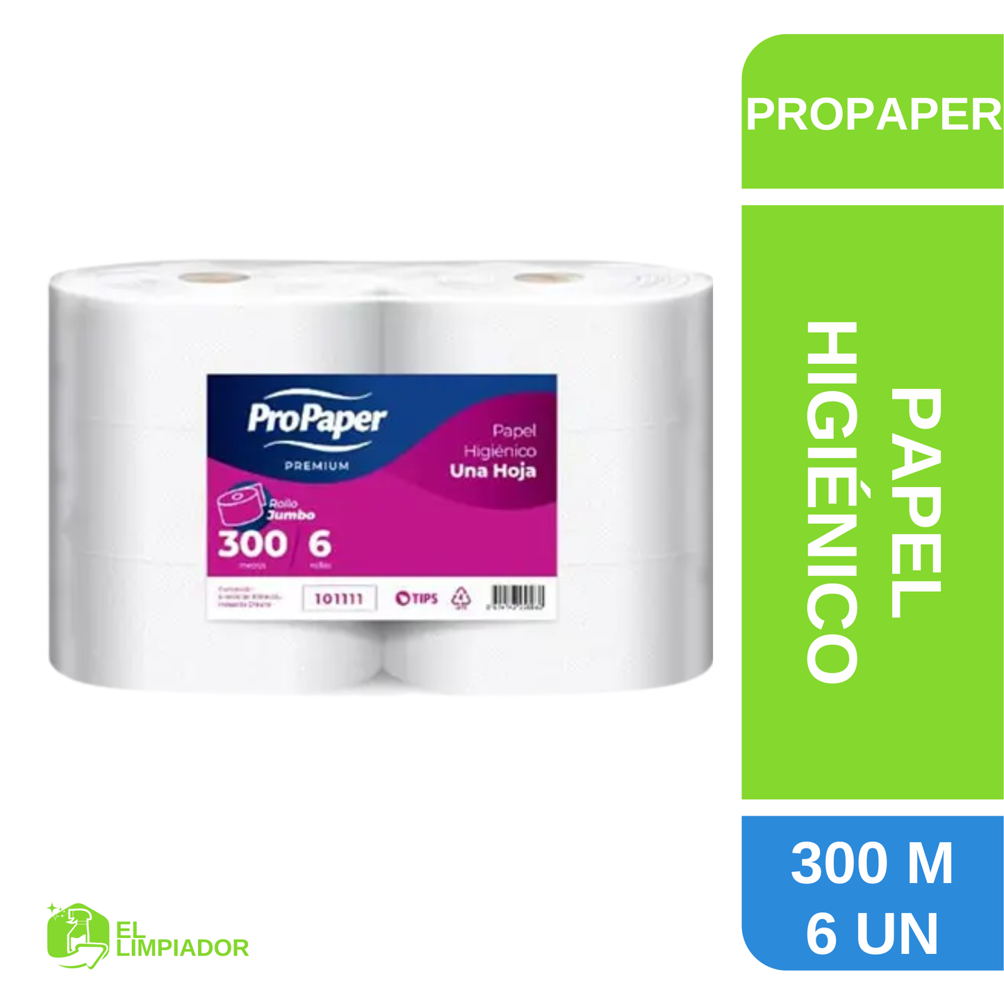 Papel Higiénico 6x300 Metros - Propaper