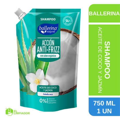 Shampoo Acción Anti-Frizz Doypack 750 ML - Ballerina