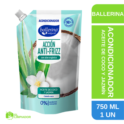 Acondicionador Acción Anti-Frizz Doypack 750 ML - Ballerina